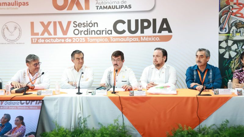 Gobernador preside en la UAT clausura de la sesión nacional de universidades públicas