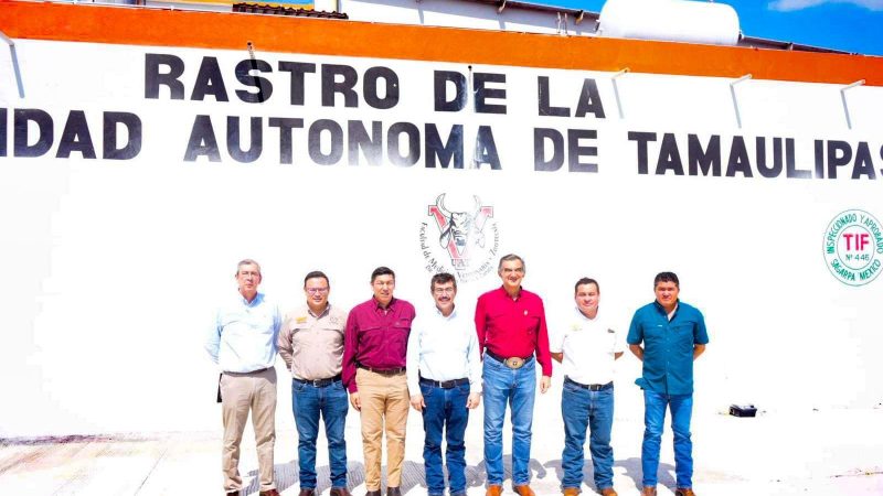 Constató el gobernador modernización del rastro de la UAT