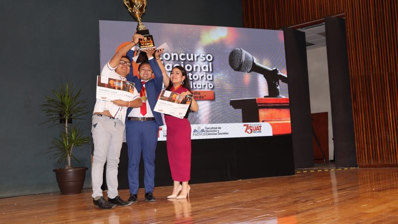 Realiza la UAT con éxito el Primer Concurso Nacional de Oratoria Universitario