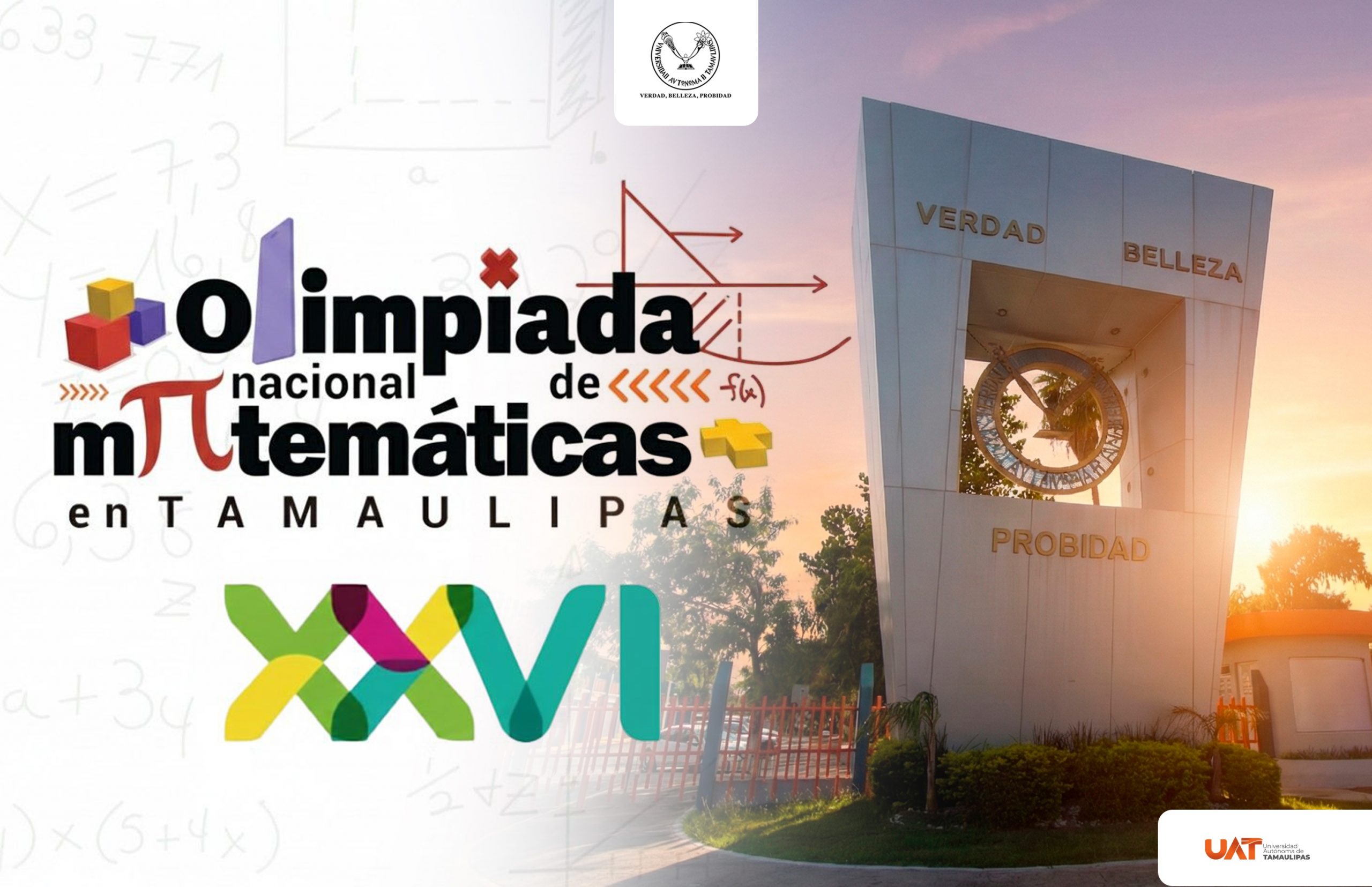 Invita la UAT a concursar en Olimpiada Nacional de Matemáticas