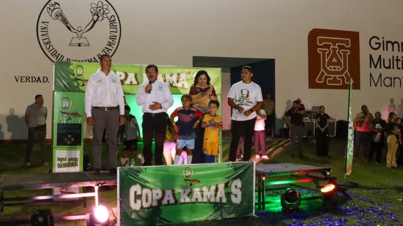 Con gran éxito inaugura Dámaso Anaya el estatal de la Copa Kama’s de fútbol