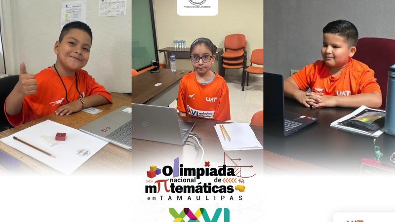 Talento tamaulipeco destaca en la Olimpiada Nacional de Matemáticas